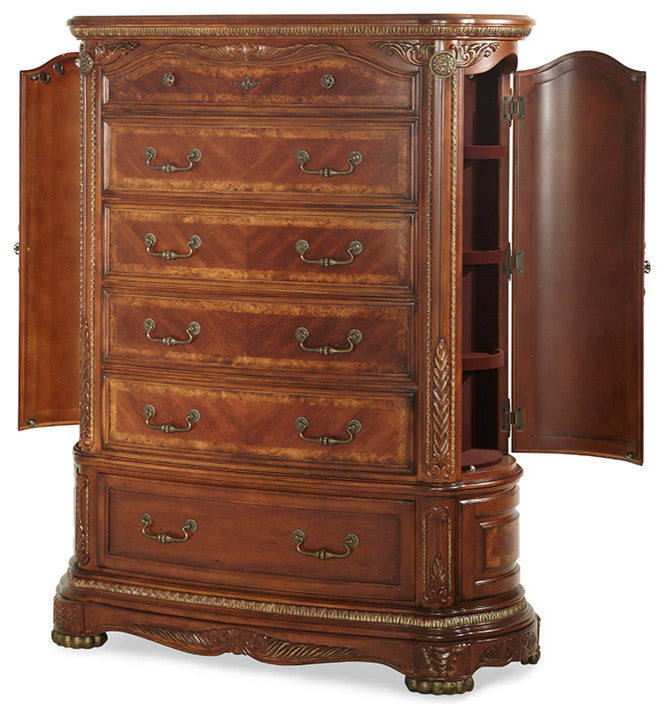 6-Drawer Chest, Honey Walnut