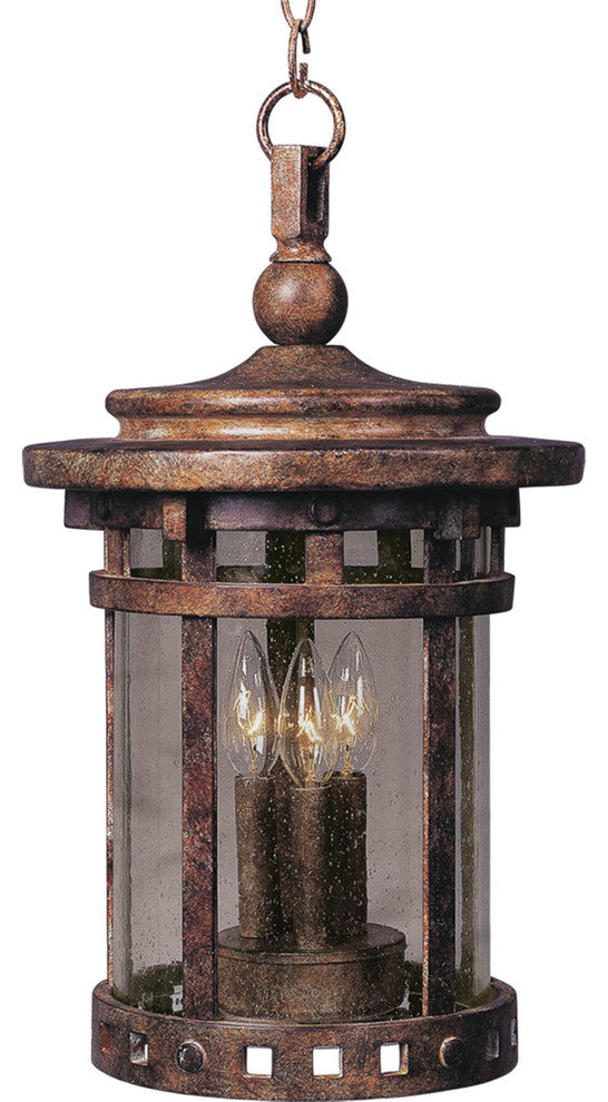 Maxim Santa Barbara DC Three Light Outdoor Hanging Lantern 3138CDSE