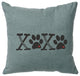 Image Pillow 16x16 XOXO Linen Ocean