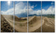 "Massive Sand Dunes Panorama" Landscape Print Wall Artwork, 4 Panels, 48"x28"