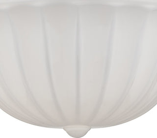 Dutchess 1-Light, Flush Mount, Aged Brass, 9"