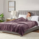 Serta Plush Heated Blanket, Purple