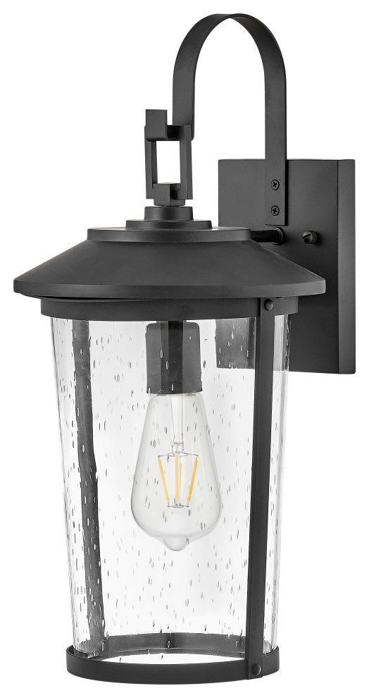 Lark Banks 19" Medium Outdoor Wall Mount Sconce, Black