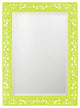 Rectangle Bristol Glossy Mirror, Moss Green