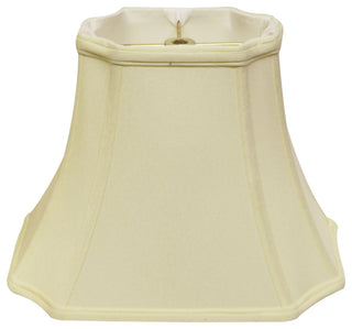 11" Ivory Inverted Rectangle Shantung Lampshade