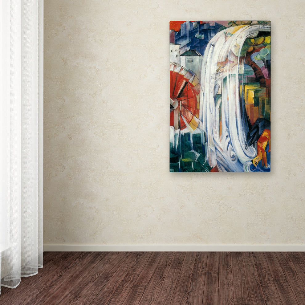 Franz Marc 'The Bewitched Mill' Canvas Art, 47 x 30