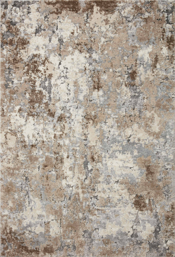 Loloi Theory Dove / Bark 2'-7" x 10'-10" Area Rug