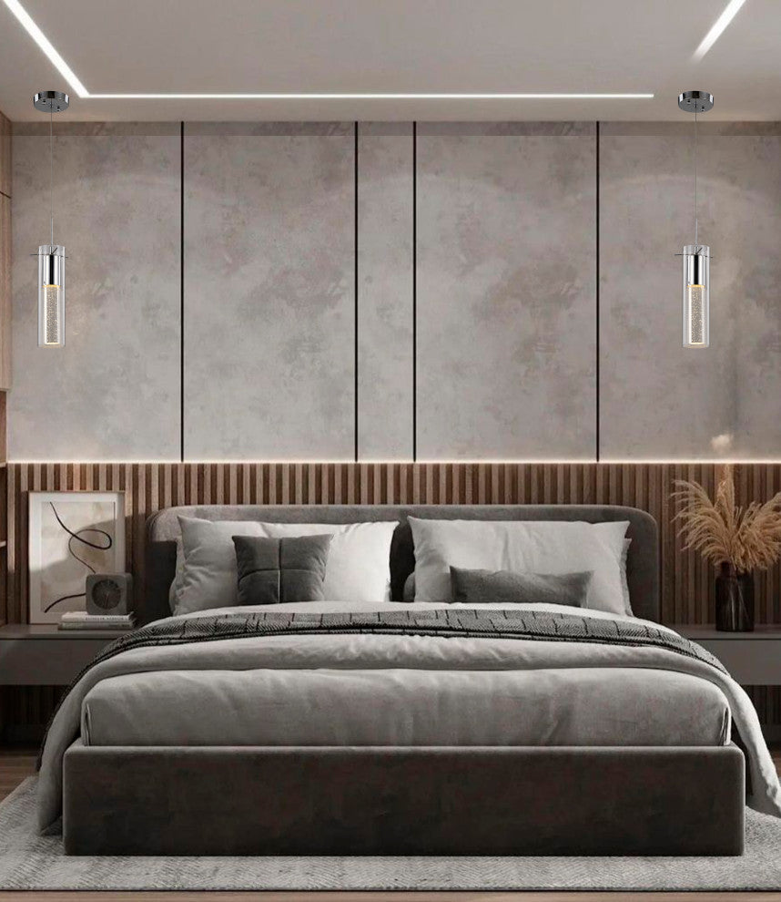Single Pendant Lighting, Chrome