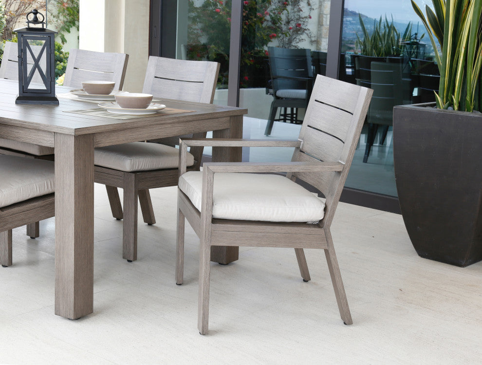 Laguna Aluminum Made Extension Outdoor Dining Table