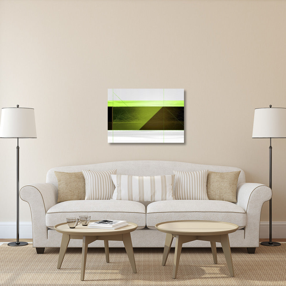 "Abstract Brown And Green" Fine Art Print