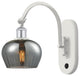 Innovations 518-1W-WPC-G93-LED Fenton 1 Light Sconce, White, Polished Chrome