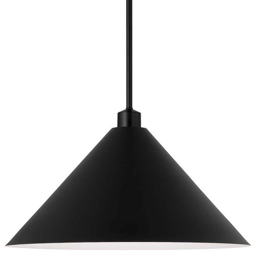 Capital Lighting 351311 Alden 18"W Pendant - Matte Black