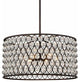 Quoizel AX2826PN Six Light Pendant Alexandria Palladian Bronze