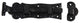Antique Straight Door Bolts, Black, 6"