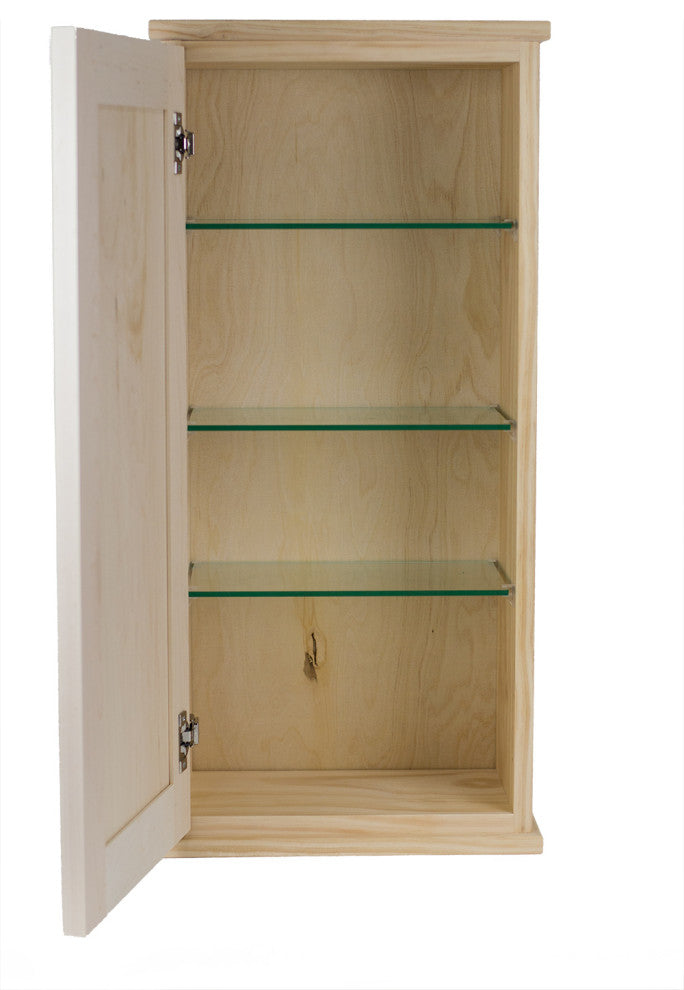 Sandalwood On the Wall Unfinished Cabinet 25.5h x 15.5w x 3.25d