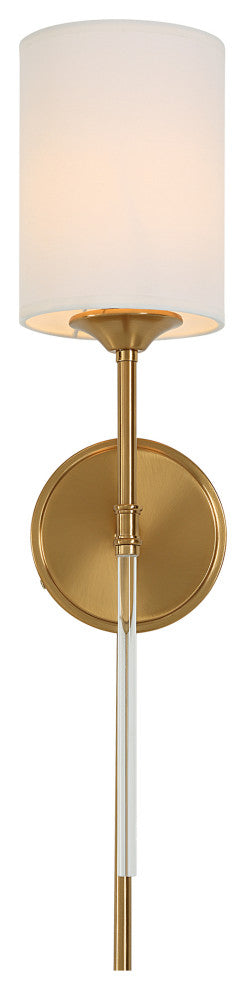 Awyr 1 Light Brass Sconce