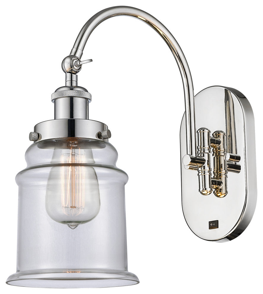 Innovations 918-1W-PN-G182 1-Light Sconce, Polished Nickel