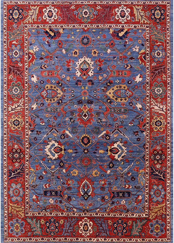 Ahgly Company Indoor Rectangle Mid-Century Modern Area Rugs, 7' x 10'
