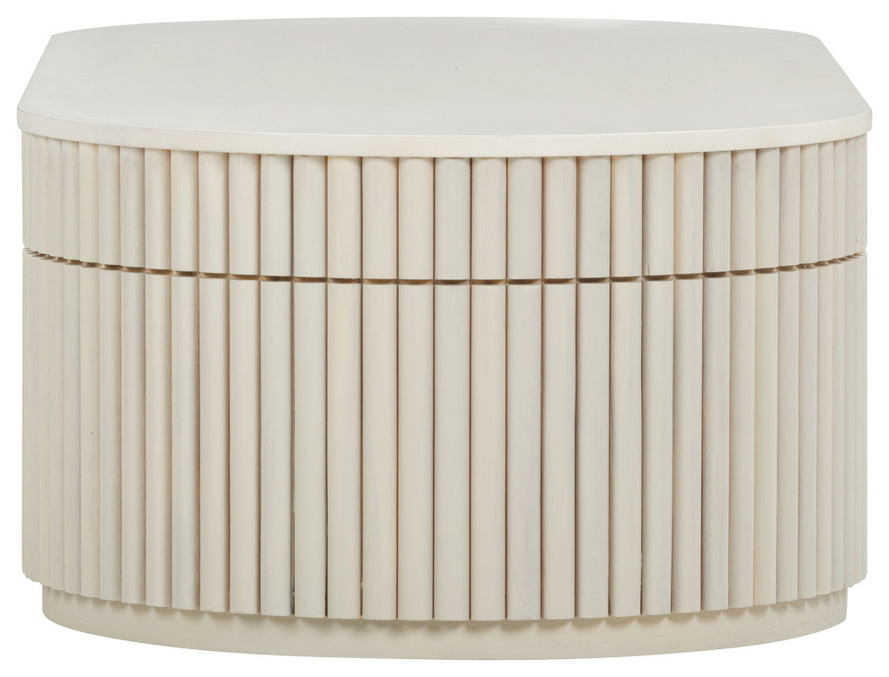 Bella Cream Oval Coffee Table