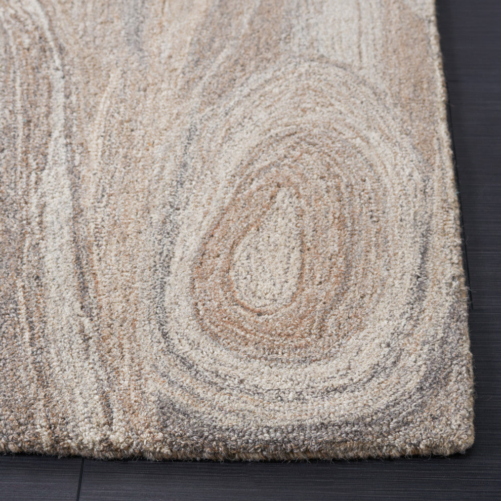 Safavieh Couture Abstract Collection, ABT901 Rug, Beige/Grey, 4'x6'