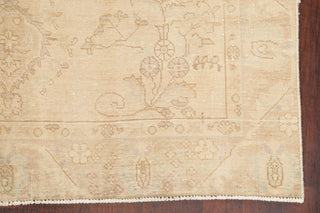 Consigned, Faded Vintage Traditional Persian Handmade Area Rug, Yellow, 6x8