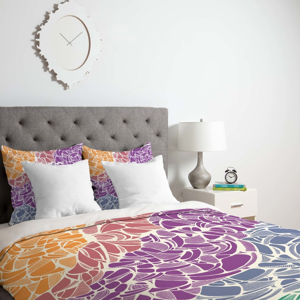 Deny Designs Karen Harris Fossil Jewel Duvet Cover - Lightweight