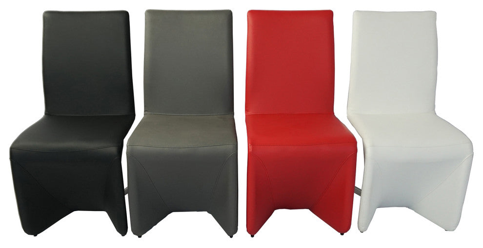 Bernice Dining Chairs, Red, Set of 2