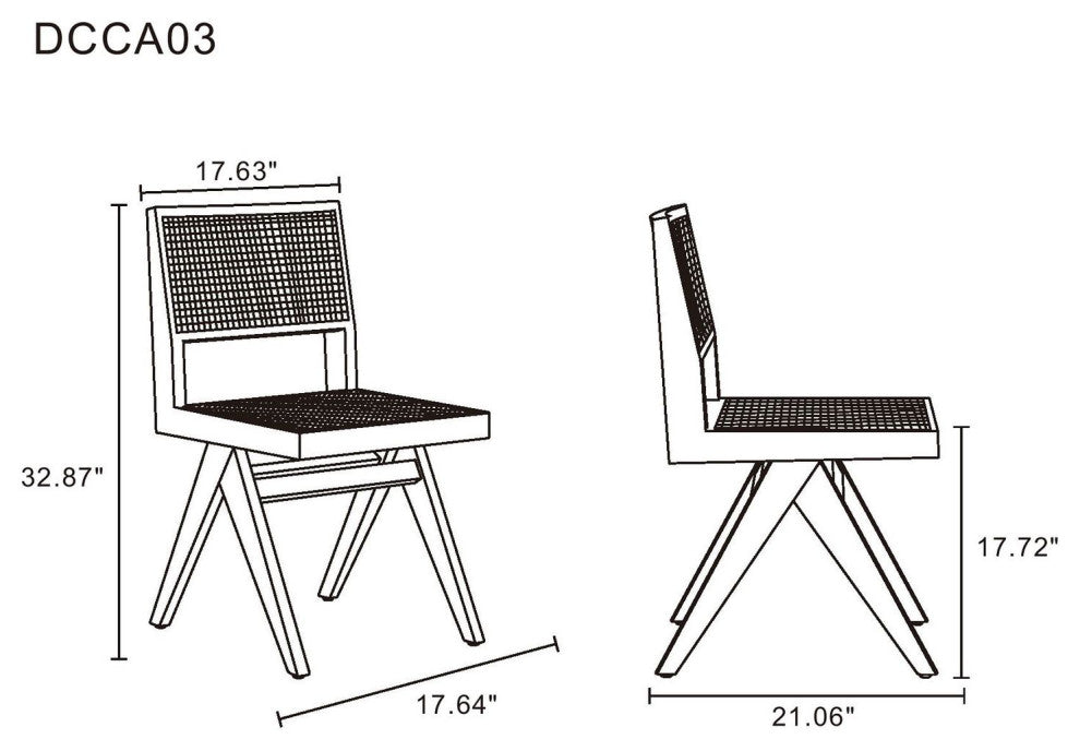 Manhattan Comfort Hamlet Dining Chair, Set of 4