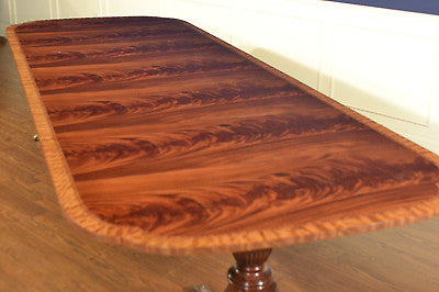 Mahogany Scalloped Corner Dining Table by Leighton Hall