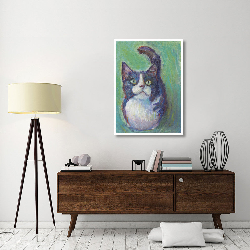 "Cookie Bean Green" Digital Paper Print by Mary Urban, 33"x46"