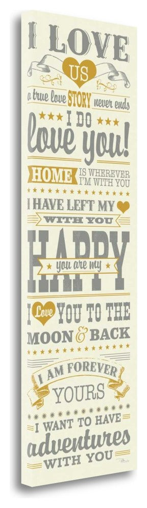 "L - O - V - E I Color" By Pela Studio, Giclee Print on Gallery Wrap Canvas