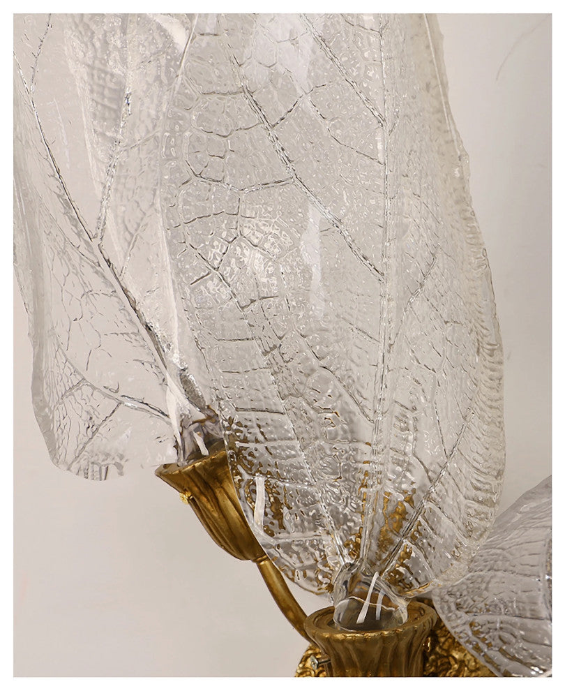Madrid | Leaf Shaped LED Wall Lamp, Gold, Dimmable, Cool Light