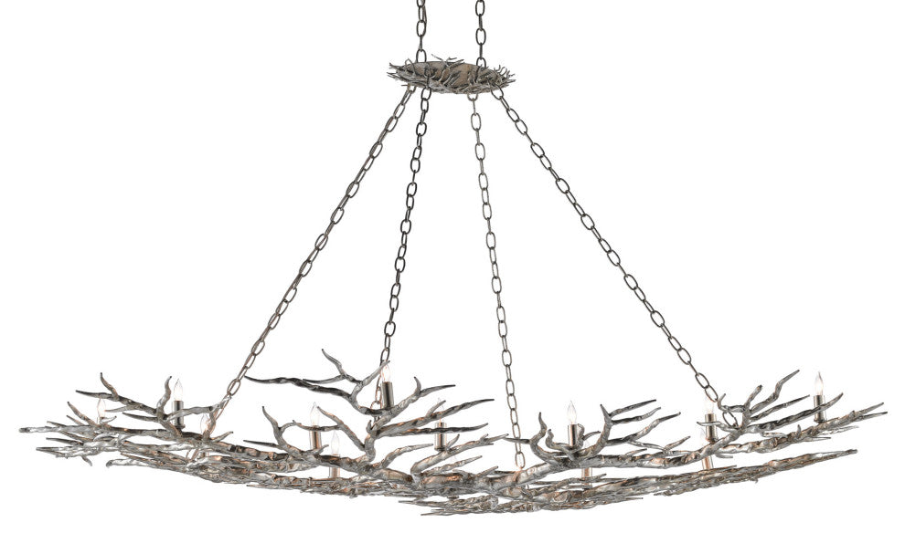 Rainforest Silver Chandelier