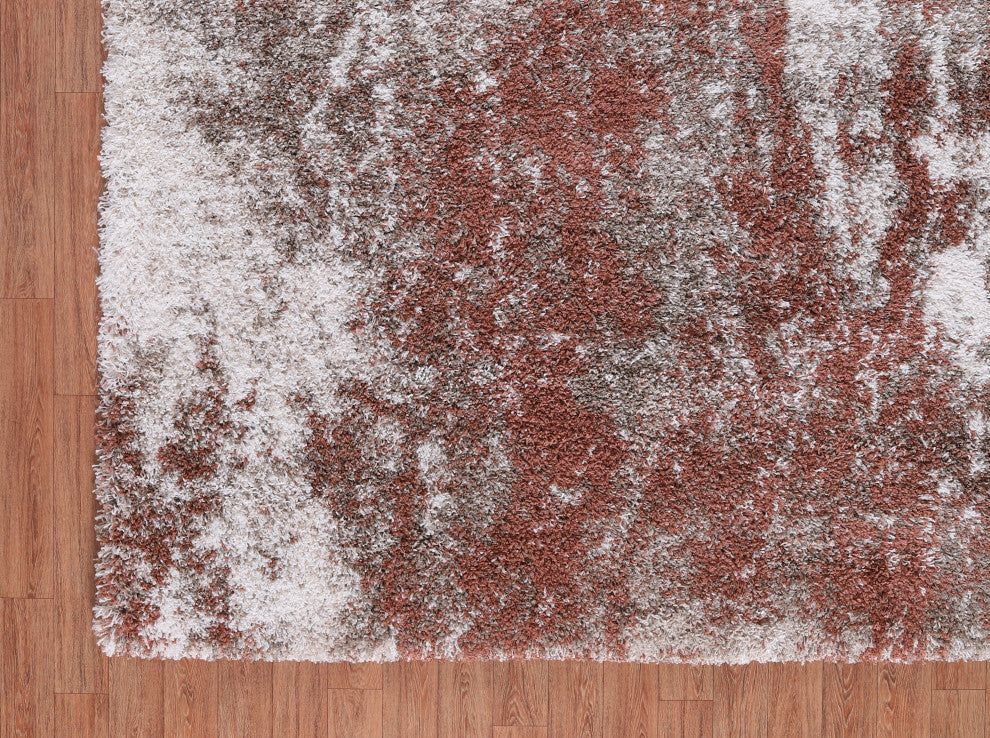 Noori Rug Shag Ridley Rust/Brown Rug