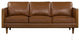 Las Vegas Mandalay 83" Wide Upholstered Sofa, Vegan Nut