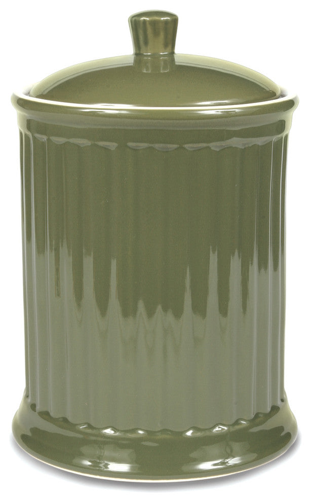 Simsbury Extra Large Canister, Citron, Olive