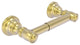 Carolina 2 Post Toilet Tissue Holder, Satin Brass
