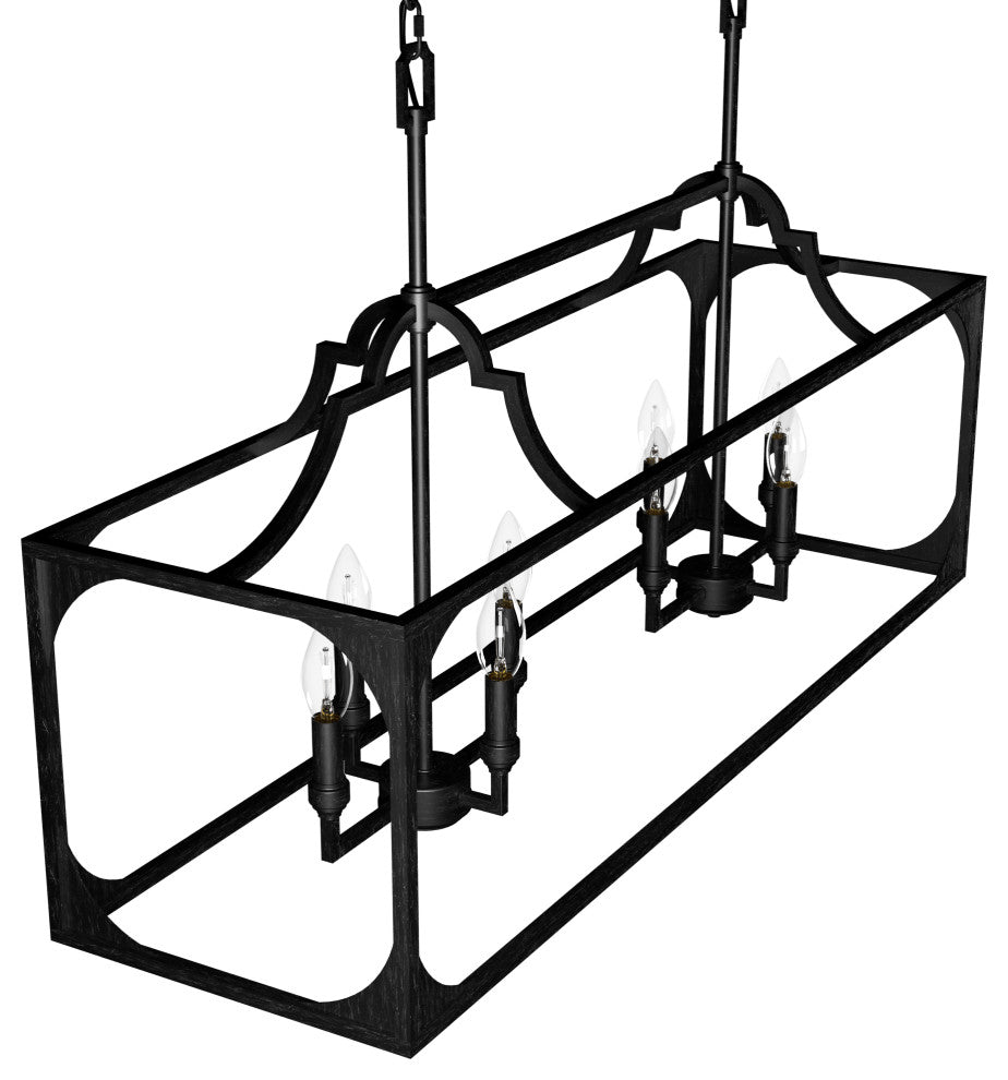 Highland Hill Rustic Iron 8 Light Chandelier Ceiling Light Fixture