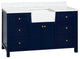 Yorkshire 60" Bathroom Vanity, Royal Blue, Engineered Marble, Single