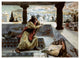 "David Sees Bath-Sheba Bathing" Digital Paper Print by James Tissot, 24"x18"