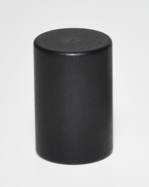 Art Glass Round Granite Knob, Black Post, Granite, Red & White