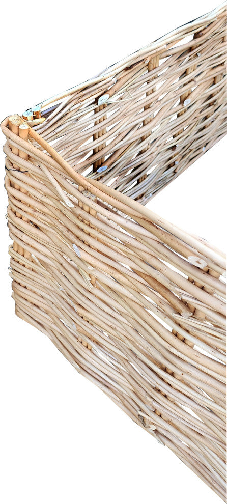 Debarked Willow Raised Bed