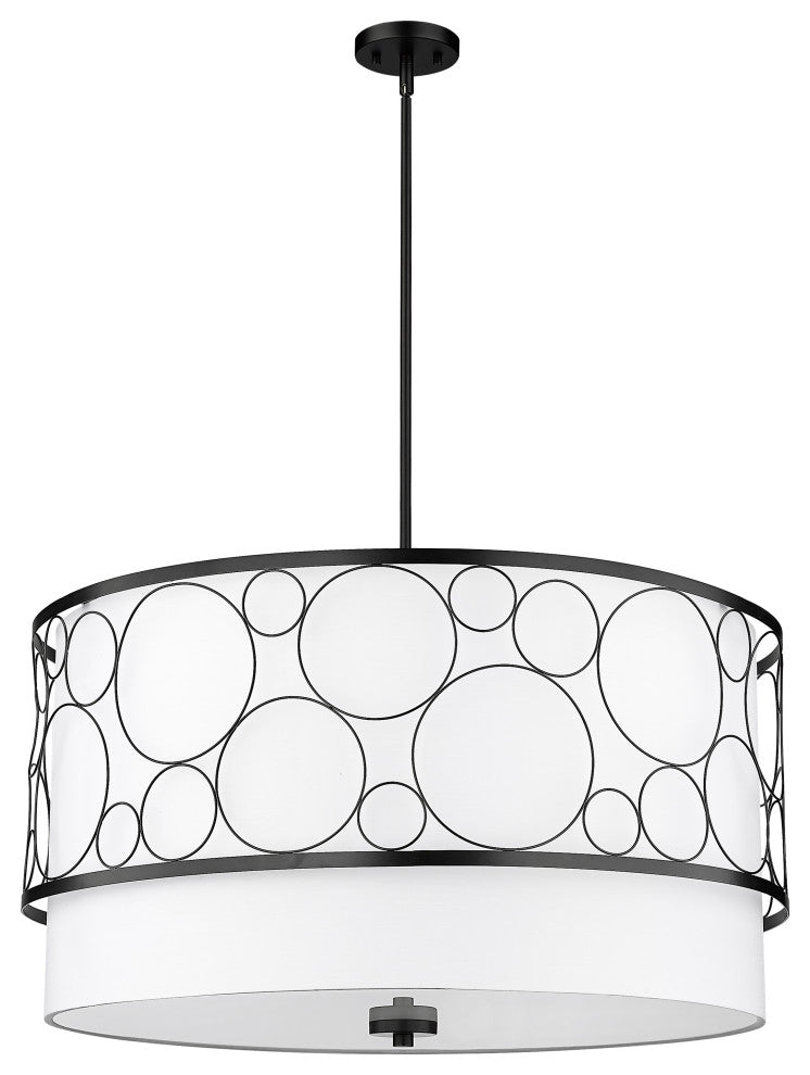 Zlite 197-32MB 5-Light Pendant, White