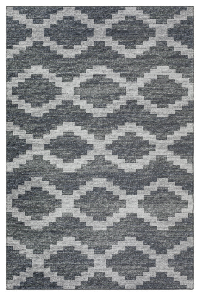 Indoor/Outdoor Sedona SN9 Midnight Machine Washable 8' x 10' Rug