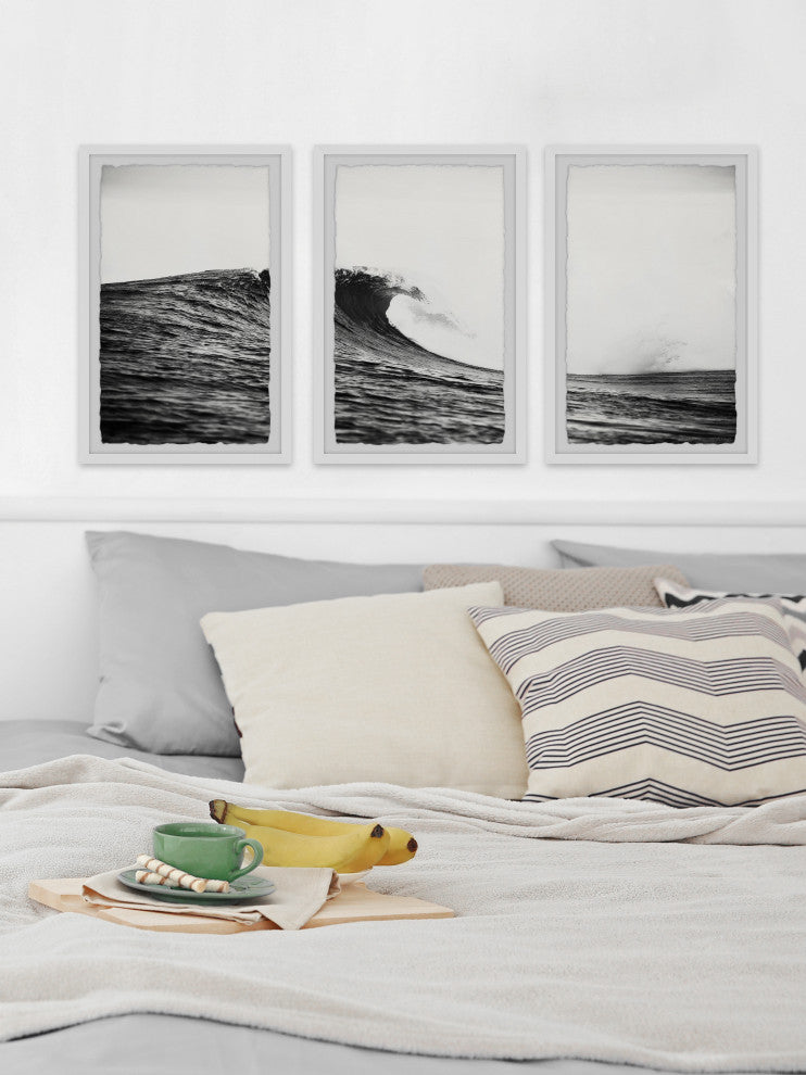 Summer Waves Triptych, Set of 3, 24x36 Panels