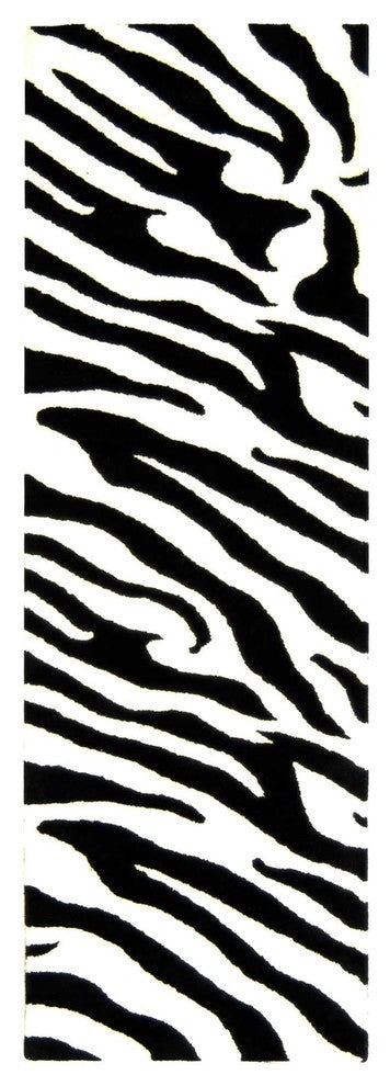 Safavieh Soho soh717a Rug, White/Black, 2'6"x10'0" Runner