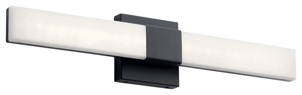 Neltev Matte Black Linear Bath 24in LED