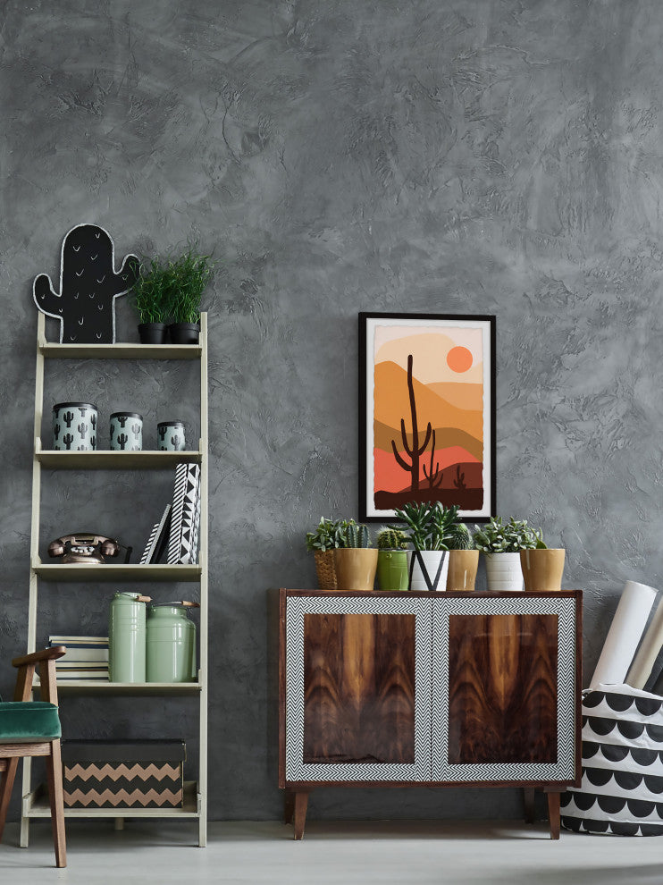 "Cactus Hill" Framed Painting Print
