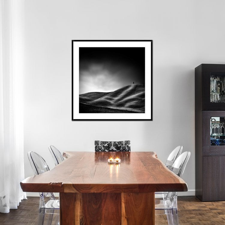 "La Vie Reprendra Au Printemps" Framed Digital Print by Piet Flour, 44x44"
