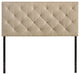 Theodore Queen Upholstered Fabric Headboard